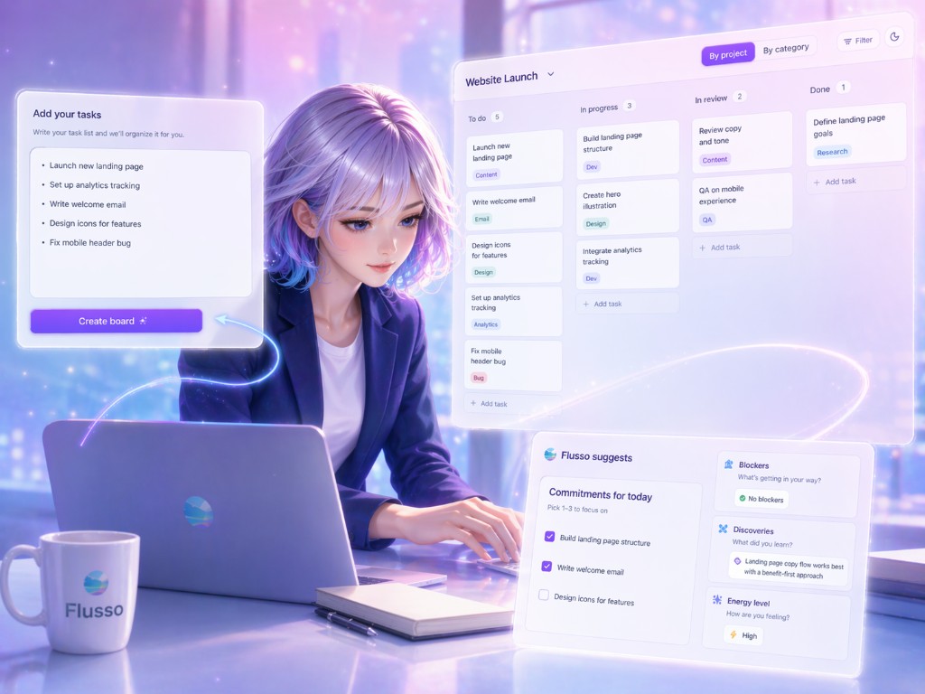 Define your tasks, move the work forward